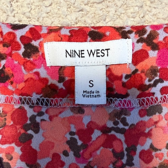 Nine West Bright Pink & Orange Floral Spaghetti-Strap Cami - Picture 2 of 5